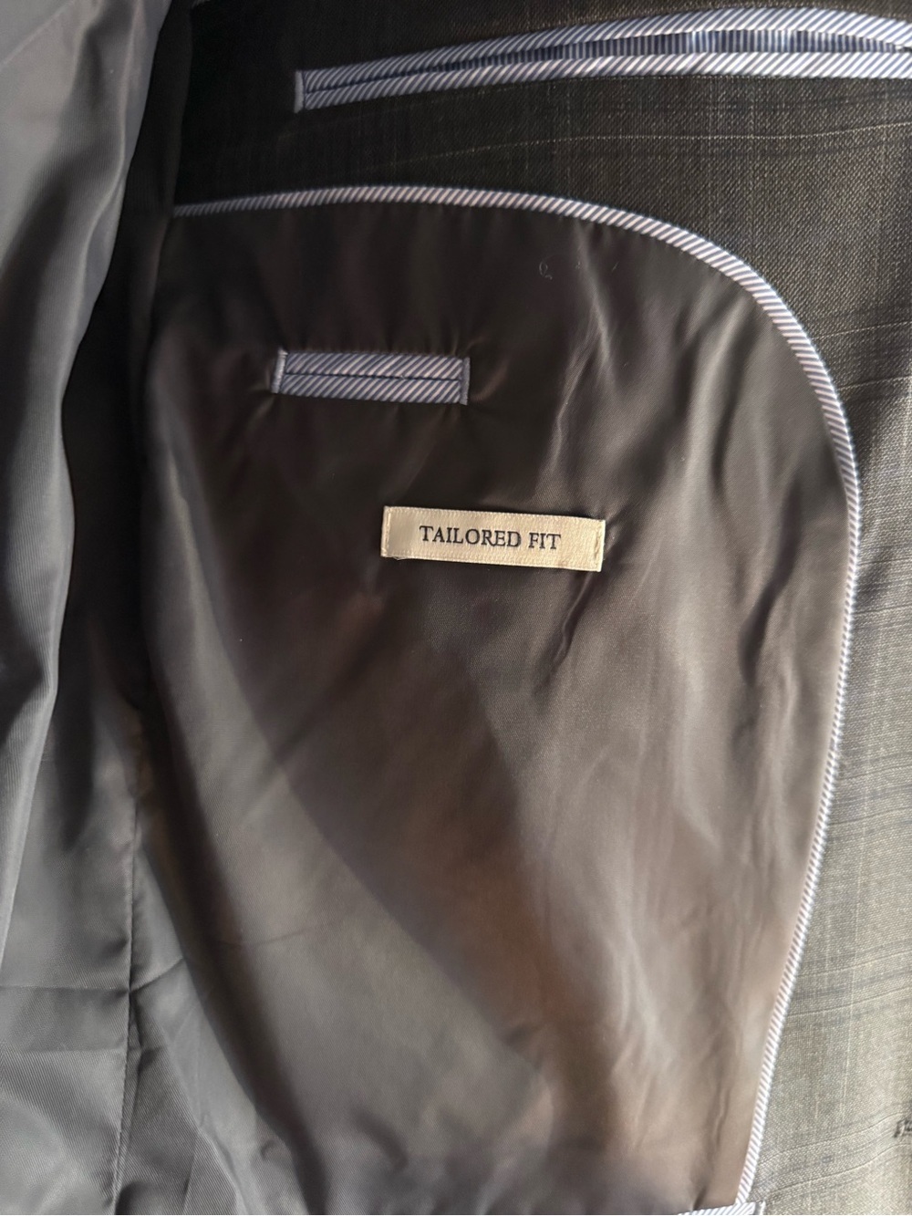 Jos. A. Bank Charcoal Windowpane Sport Coat - Picture 4 of 7